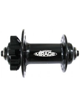 MSC Bikes MSC Mirage.32R. 9 X 100 mm - Buje delantero para disco de ciclismo, color negro