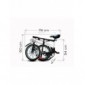 Vlec Cycles Pocket + bicicleta plegable eléctrica unisex, color blanco